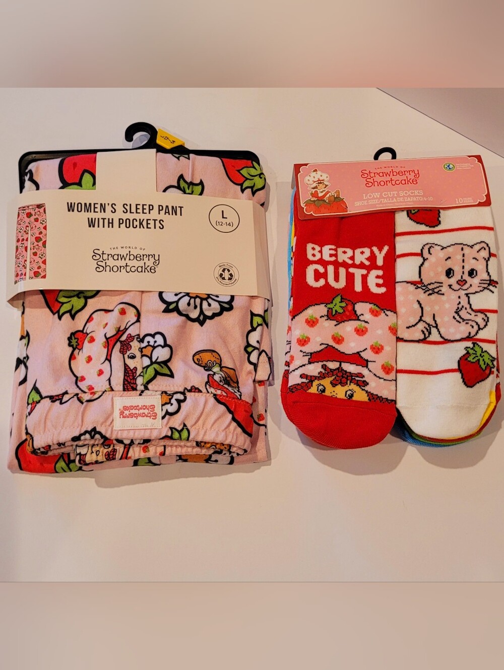 Strawberry Shortcake Sleep Pants And Socks